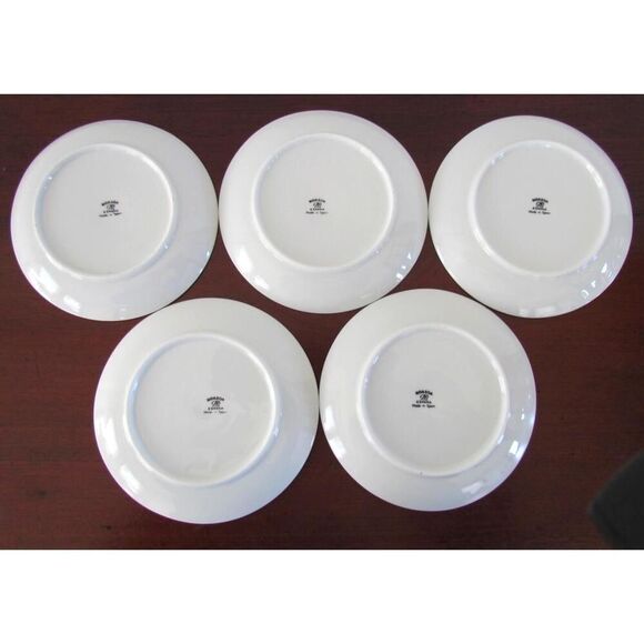 Vintage Bidasoa Spain Plates Set Playing Card Knights King sDessert Appetizer 6" - Picture 6 of 8